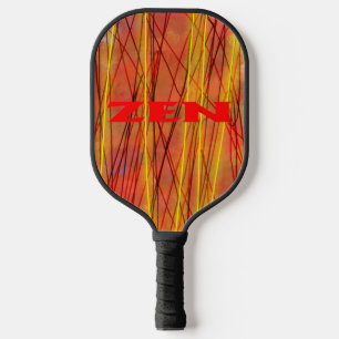 Zen-Rot-Draht-Schwarzpaddel Pickleball Schläger
