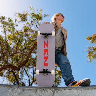 Zen Rot-Graue-Skateboard Skateboard
