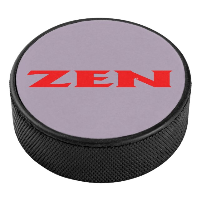 Zen Rot-Grauhockey-Puck Eishockey Puck (3/4)