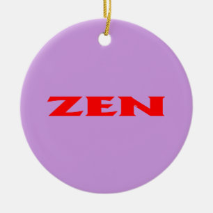 Zen-Rot-Lila-Keramik Keramik Ornament