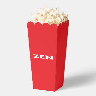 Zen-Rot-Popcornboxen Geschenkschachtel
