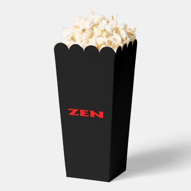 Zen-rote Popcornboxen Geschenkschachtel (Geplatzt)