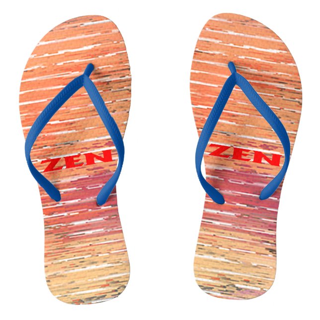 Zen-Rote Schilf-Flops Flip Flops (Fußbett)