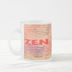 Zen-rote Schilf mattierte Tasse