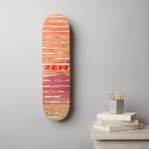 Zen Rote Schilf Skateboard