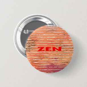 Zen-Rote-Schilf-Standardrunde Button
