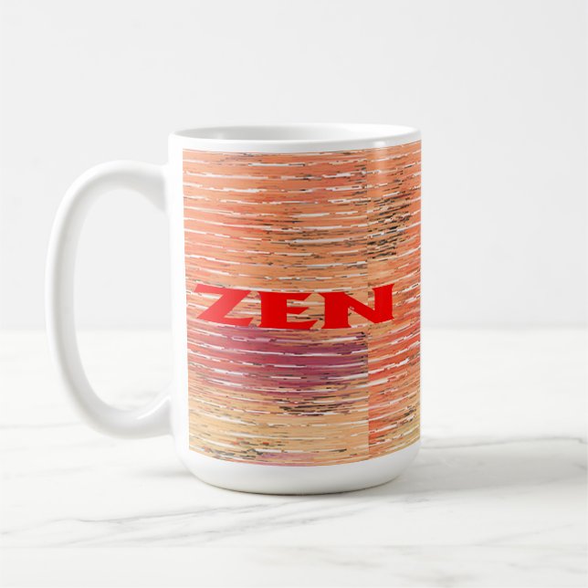 Zen-Rote-Schilf-Tasse Kaffeetasse (Links)