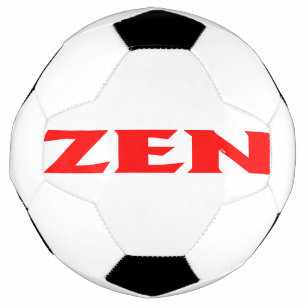Zen Roter Fußballball Fußball