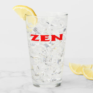 Zen-Rotglastumbler Glas