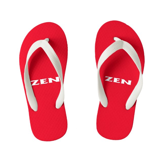 Zen-Rotkehlchen Kinderbadesandalen (Fußbett)