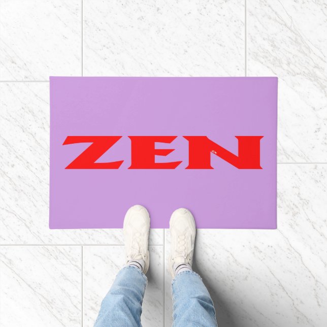Zen Rotlila Fußmatte (Indoor)