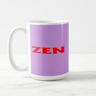 Zen-Rotlila-Tasse Kaffeetasse