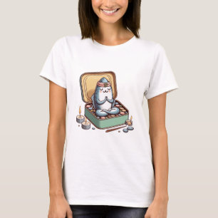 Zen Sardine Yoga Damen T-Shirt