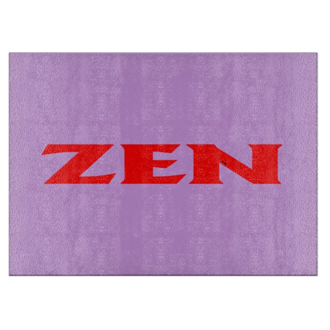 Zen-Scheiben-Schneidebrett Schneidebrett (Vorderseite)