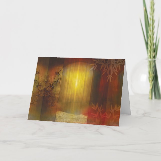 Zen-Schirm-Rost Karte (Vorderseite)