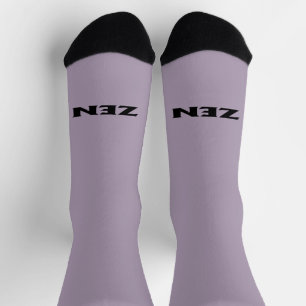 Zen-schwarz-graue Spitzensocken Socken