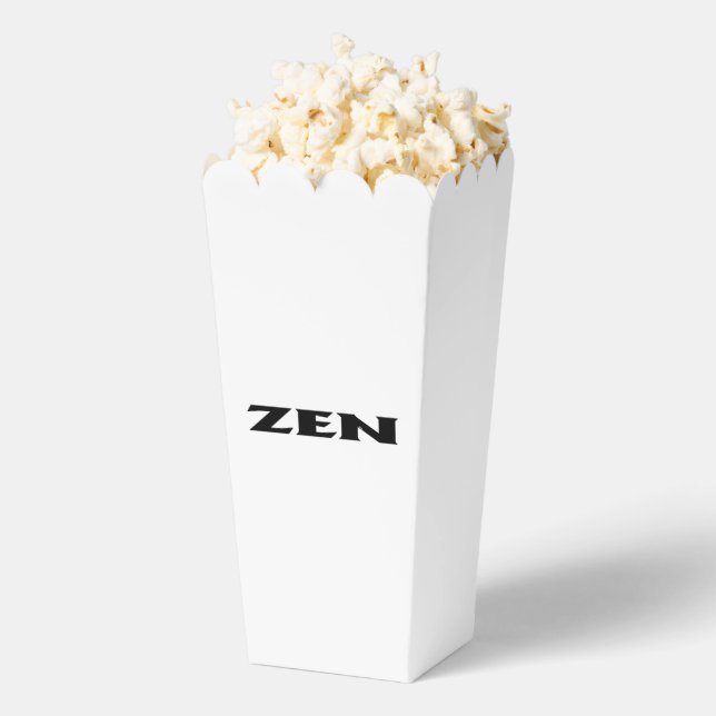 Zen-Schwarz-weiße Popcornboxen Geschenkschachtel (Geplatzt)