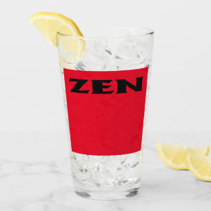 Zen-Schwarzglas-Tumbler Glas