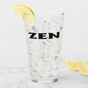 Zen-Schwarzglastumbler Glas