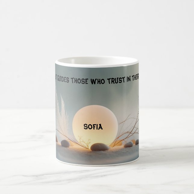Zen Serenity Full Wrap Mug: Mindful Healing Gift Kaffeetasse (Mittel)