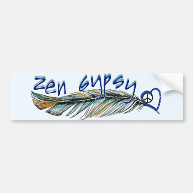 Zen-Sinti und Roma Autoaufkleber (Vorne)