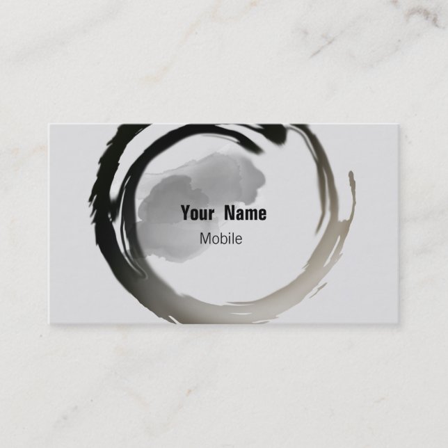 Zen Sketch Visitenkarte (Vorderseite)