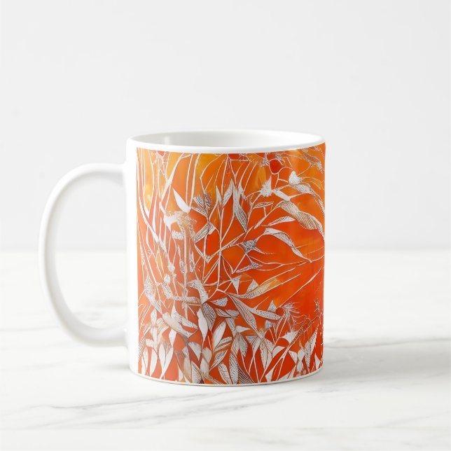 Zen Spirit Orange Kaffeetasse (Links)