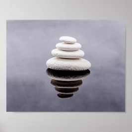 Zen Stones Beautiful Art Poster