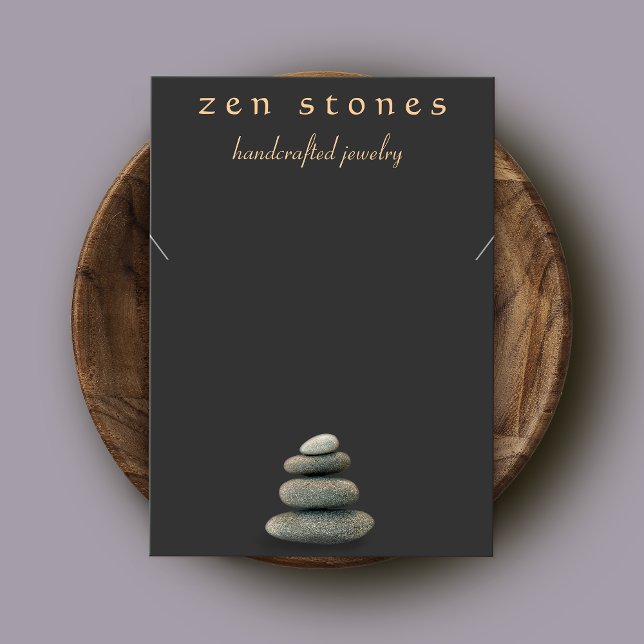 Zen Stones Necklace Bracelet Display Card (Von Creator hochgeladen)