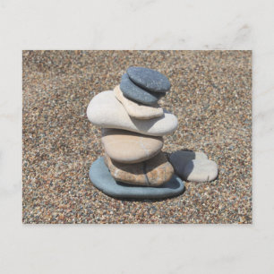 Zen stones postkarte