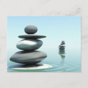 Zen stones Postkarte
