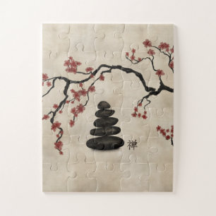 Zen stones Sakura Tree Puzzle