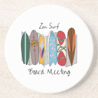 Zen-Surfbrett-Meeting Getränkeuntersetzer
