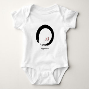 Zen-Symbol mit Happiness-Zeichen Baby Strampler