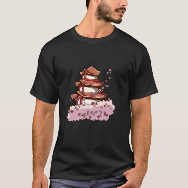 Zen-Tempel Japan T-Shirt (Vorderseite)