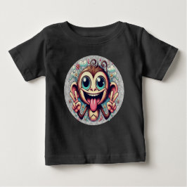 Zen the Peace Monkey Baby Tee - Boys Chill Vibes