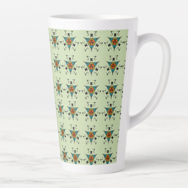 Zen-Totem des Stammes" Milchtasse (Rechts)