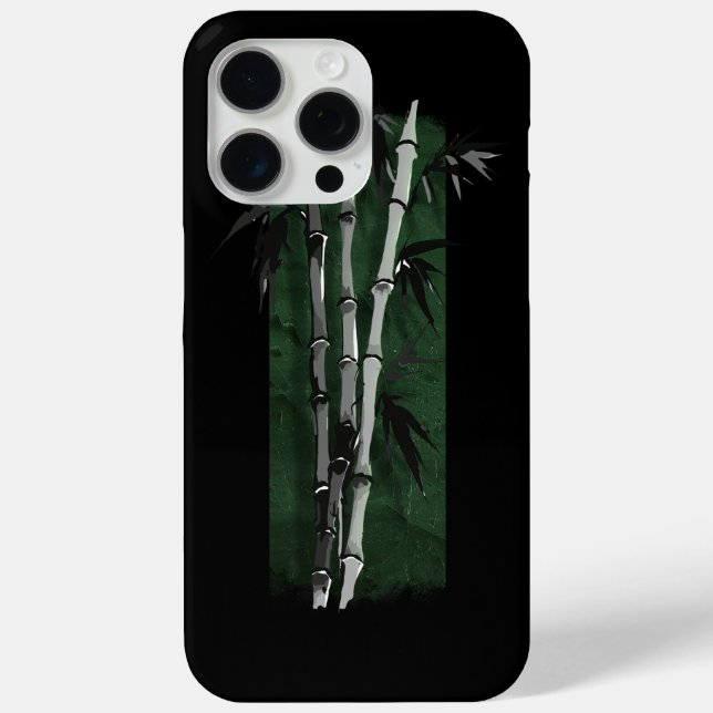 Zen Tranquility: Eleganter Bambus Grove Case-Mate iPhone Hülle (Rückseite)