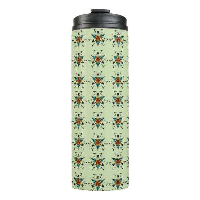 Zen-Tribal-Totem" Thermosbecher (Vorderseite)