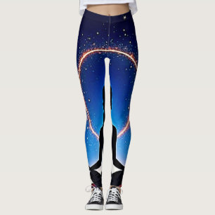 Zen unter Sternen: Kosmische Meditation Leggings