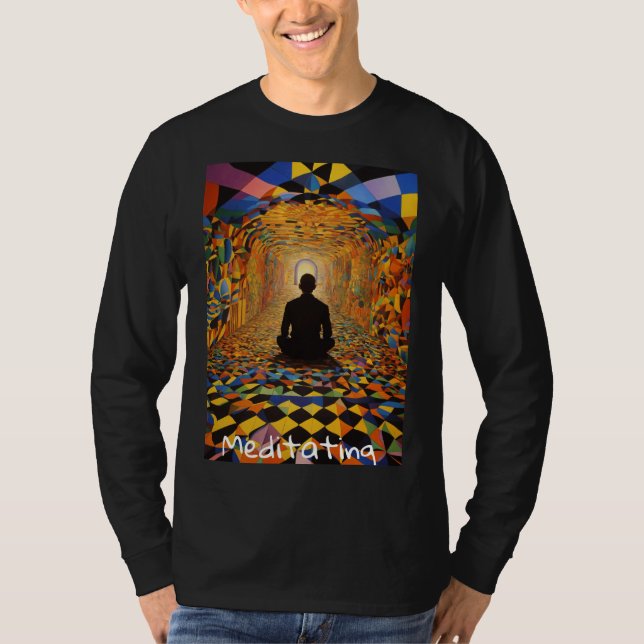 Zen Vibes Men's Meditation T - Shirt (Vorderseite)