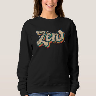 Zen Vintage Look Slang A 70s Costume Or 80s Costum Sweatshirt