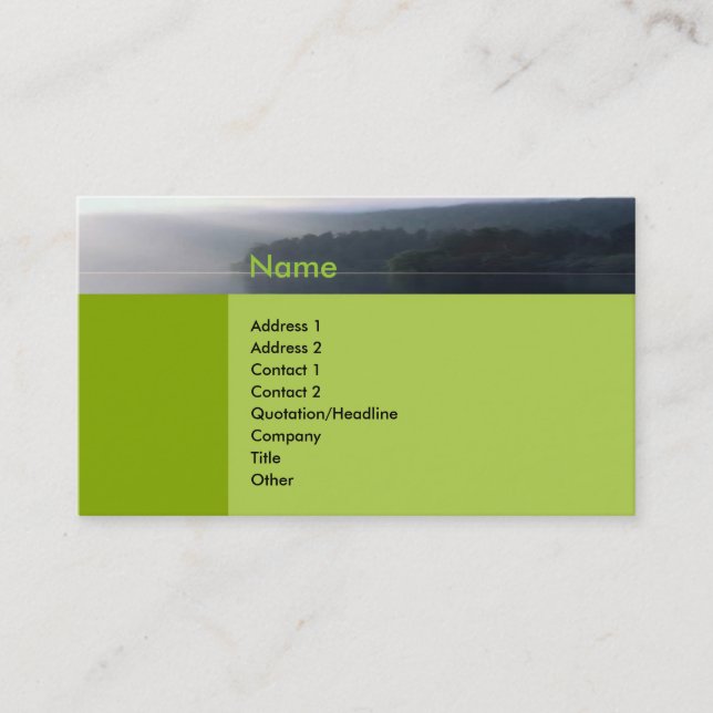 Zen-Visitenkarte Visitenkarte (Vorderseite)