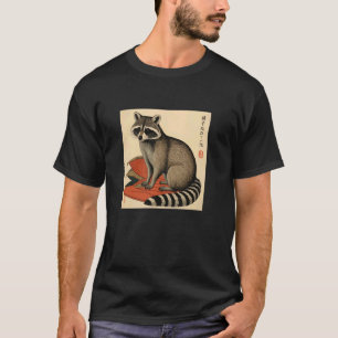 Zen Waschbär Ukiyo-e Stil u2013 Japanische Kunst A T-Shirt