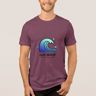 Zen Wave Finde deinen Flow T-Shirt Tri-Blend Shirt
