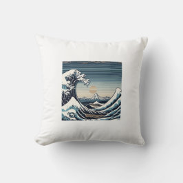 Zen Wave with Mountain Kissen