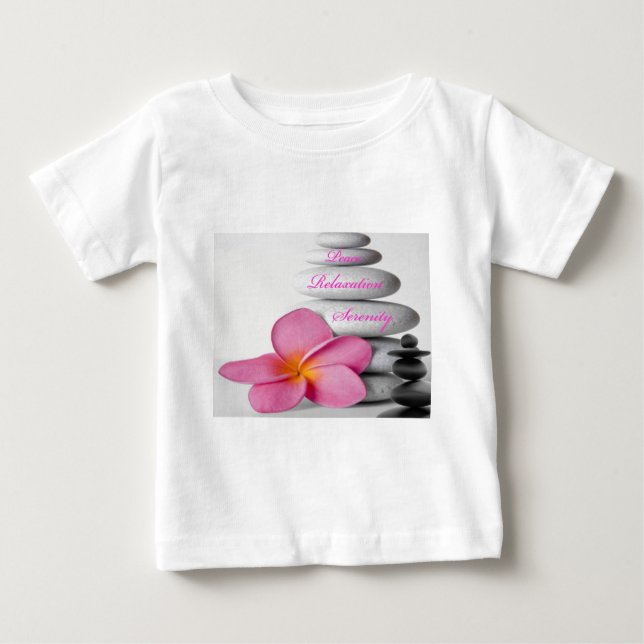 Zen-Wellness-Center-Natur Baby T-shirt (Vorderseite)