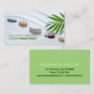 Zen WELLNESS-CENTER Salon Aromatherapie Massagethe Visitenkarte