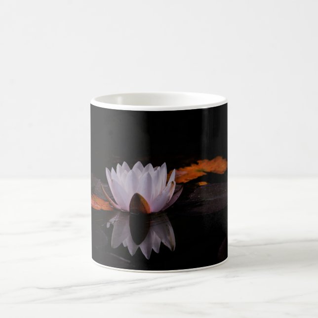 Zen White Lotus Blume Kaffeetasse (Mittel)