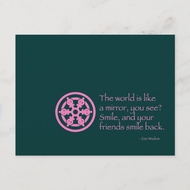 Zen Wisdom Postkarte (Vorderseite)